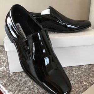 Steve Madden Patent Leather Tuxedo Loafers
